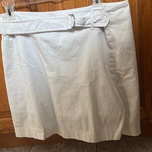 Elegant White Women's Skort
